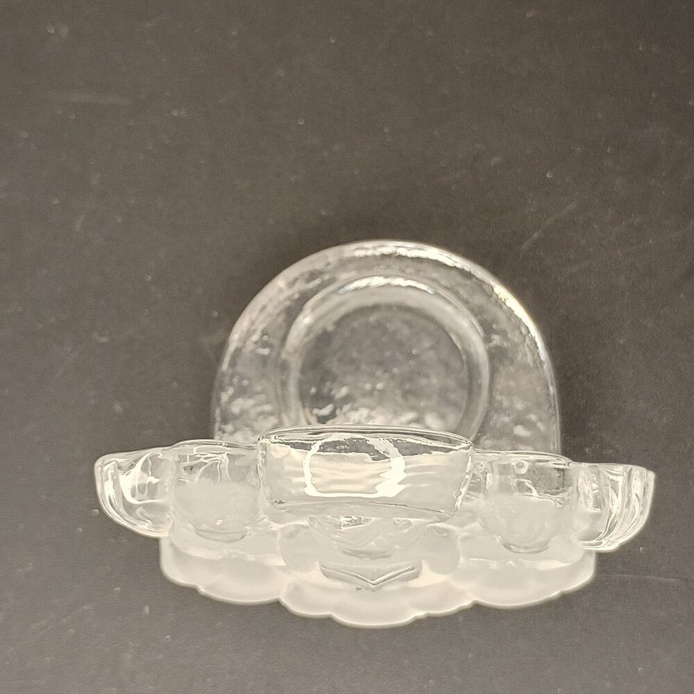 Nybro Swedish Crystal Candle Frosted Glass Angels 5" Christmas Gift Collectable - Picture 11 of 12